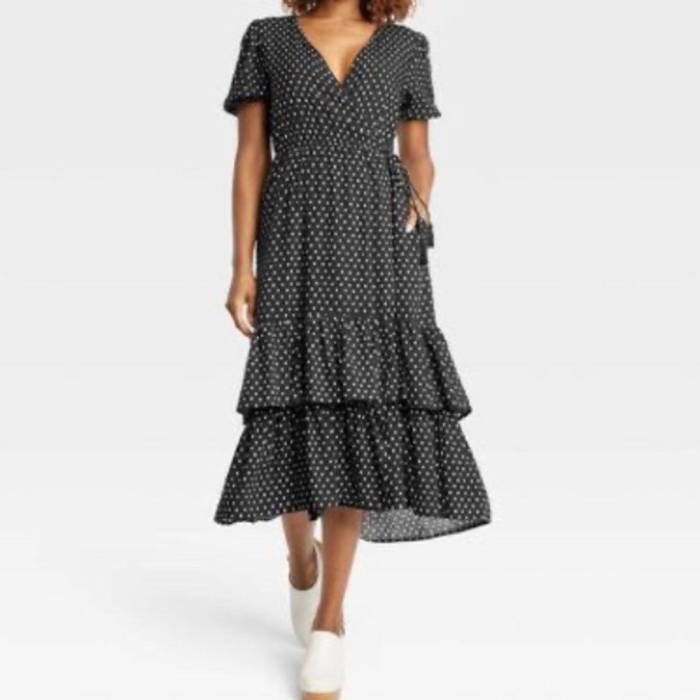 Knox Rose Short Sleeve Wrap Maxi Dress
